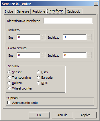 Scheda Interfaccia. Aggiungere qui l'indirizzo Scheda Interfaccia. Aggiungere qui l'indirizzo