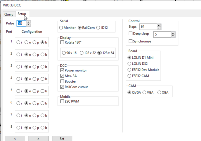 WIO 33 Setup WIO 33 Setup